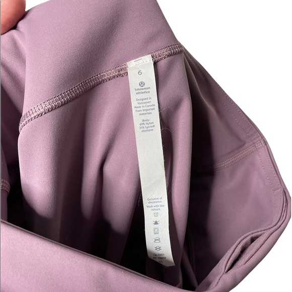 lululemon | Wunder Under Crop III Dusty Mauve Luxtreme RARE 6 - Picture 2 of 7